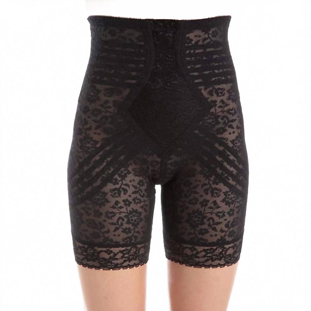 NEW RAGO lacette extra firm control high waist no-roll leg shapewear in black
